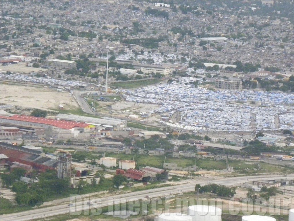 Haïti vue d'avion