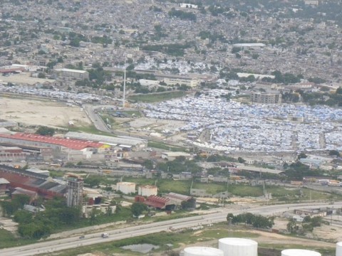 Survol Haïti en avion