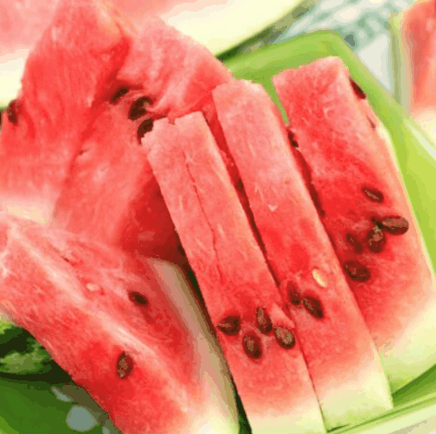 le morceau de pastèque