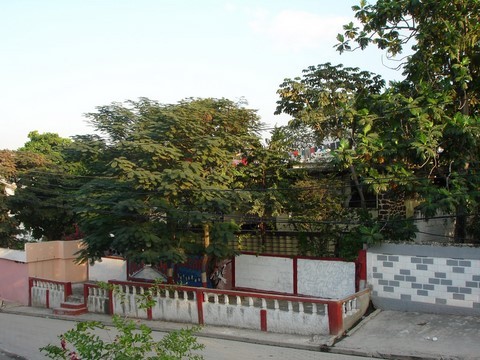 vue de la terasse crèche NDN