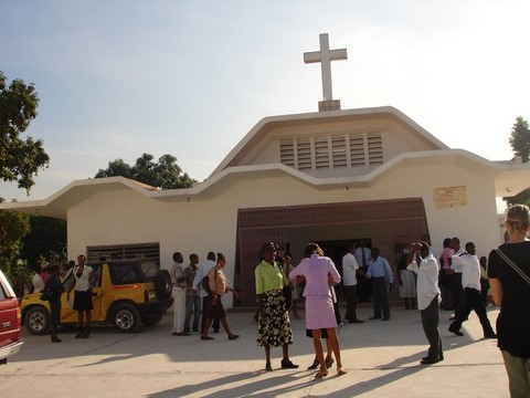 entrée église Haîti