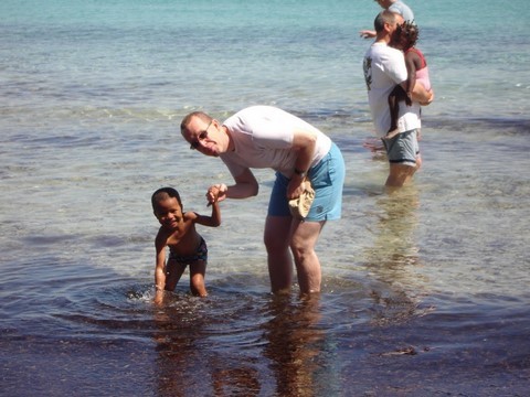 père et fils à porquerolles